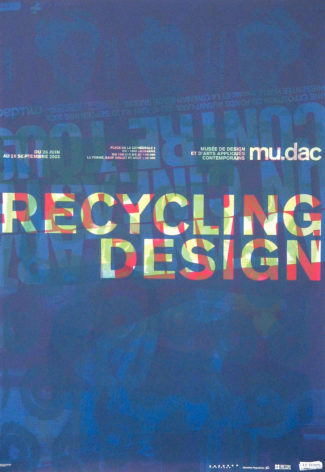 Affiche de l'exposition Recycling/Design
