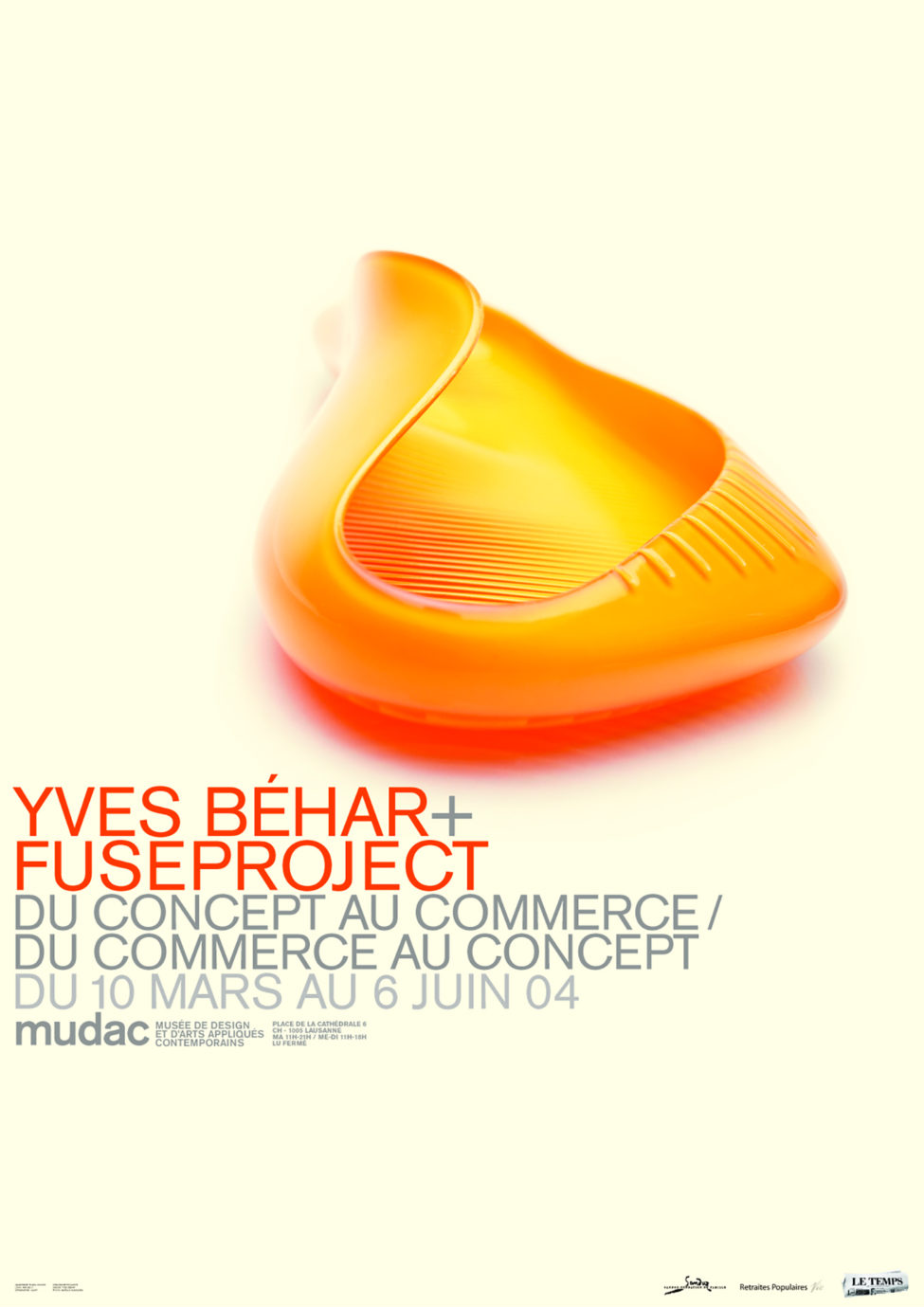 Affiche de l'exposition Yves Béhar + fuseproject