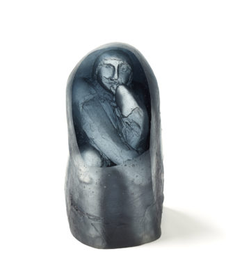 Sculpture en verre d'Ann Wolff
