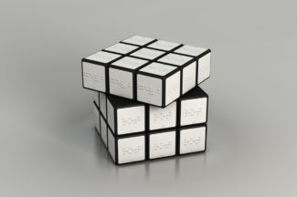 Rubiks Cube en braille de Konstantin Datz